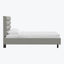 Linea Platform Bed California King / Zuma Linen Feather