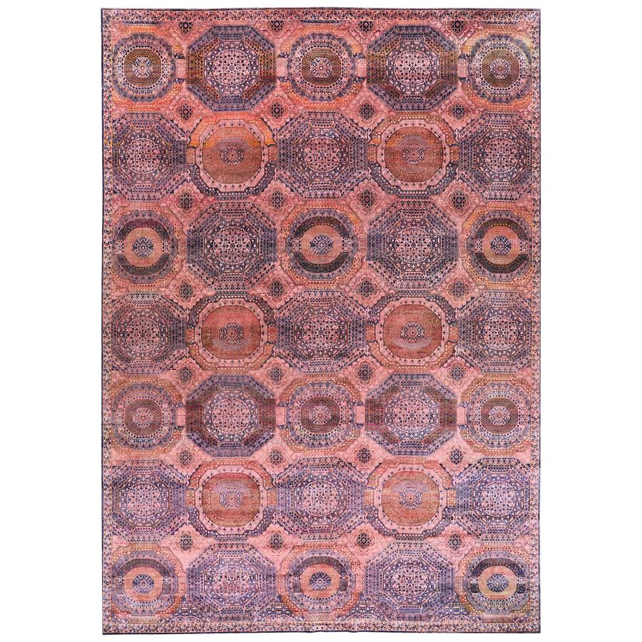 Pink Alchemy Traditional Silk Rug - 14' x 20'