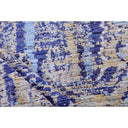 Blue Contemporary Wool Silk Blend Rug - 8'11" x 11'6"