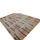 Brown Contemporary Wool Silk Blend Rug - 10'1" x 13'8"