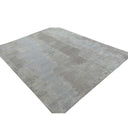 Grey Contemporary Wool Silk Blend Rug - 8'1" x 10'2"