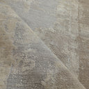 Grey Contemporary Wool Silk Blend Rug - 8'1" x 10'2"