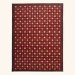 Red Traditional Wool Rug - 9' x 12'