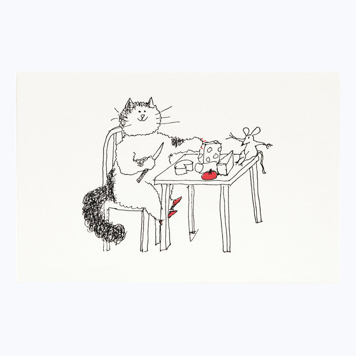 Favorite Cheese Card + Envelope, Grace Coddington