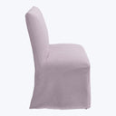 Linen Slipcover Dining Banquette Linen Lilac