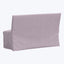 Linen Slipcover Dining Banquette Linen Lilac