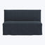 Linen Slipcover Dining Banquette Linen Navy