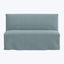 Linen Slipcover Dining Banquette Linen Seaglass