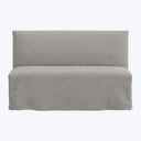 Linen Slipcover Dining Banquette Zuma Linen Feather