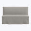 Linen Slipcover Dining Banquette Zuma Linen Feather