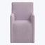 Linen Slipcover Dining Arm Chair Linen Lilac