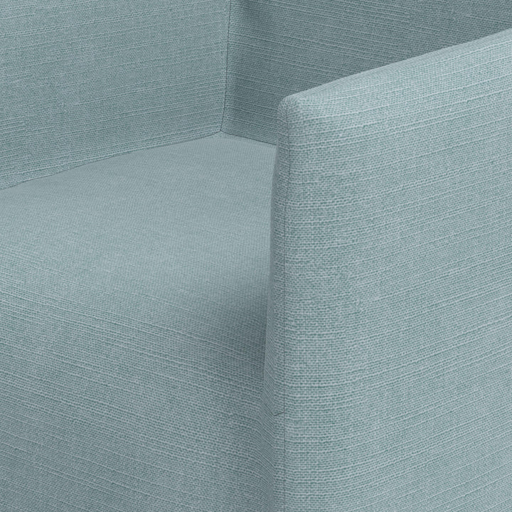 Linen Slipcover Dining Arm Chair Linen Seaglass