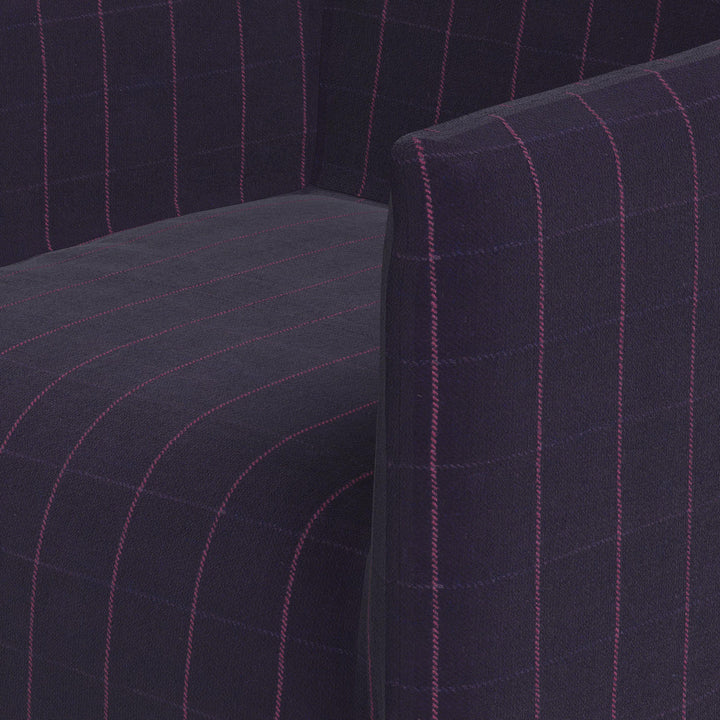 Linen Slipcover Dining Arm Chair Martin Linen Checker