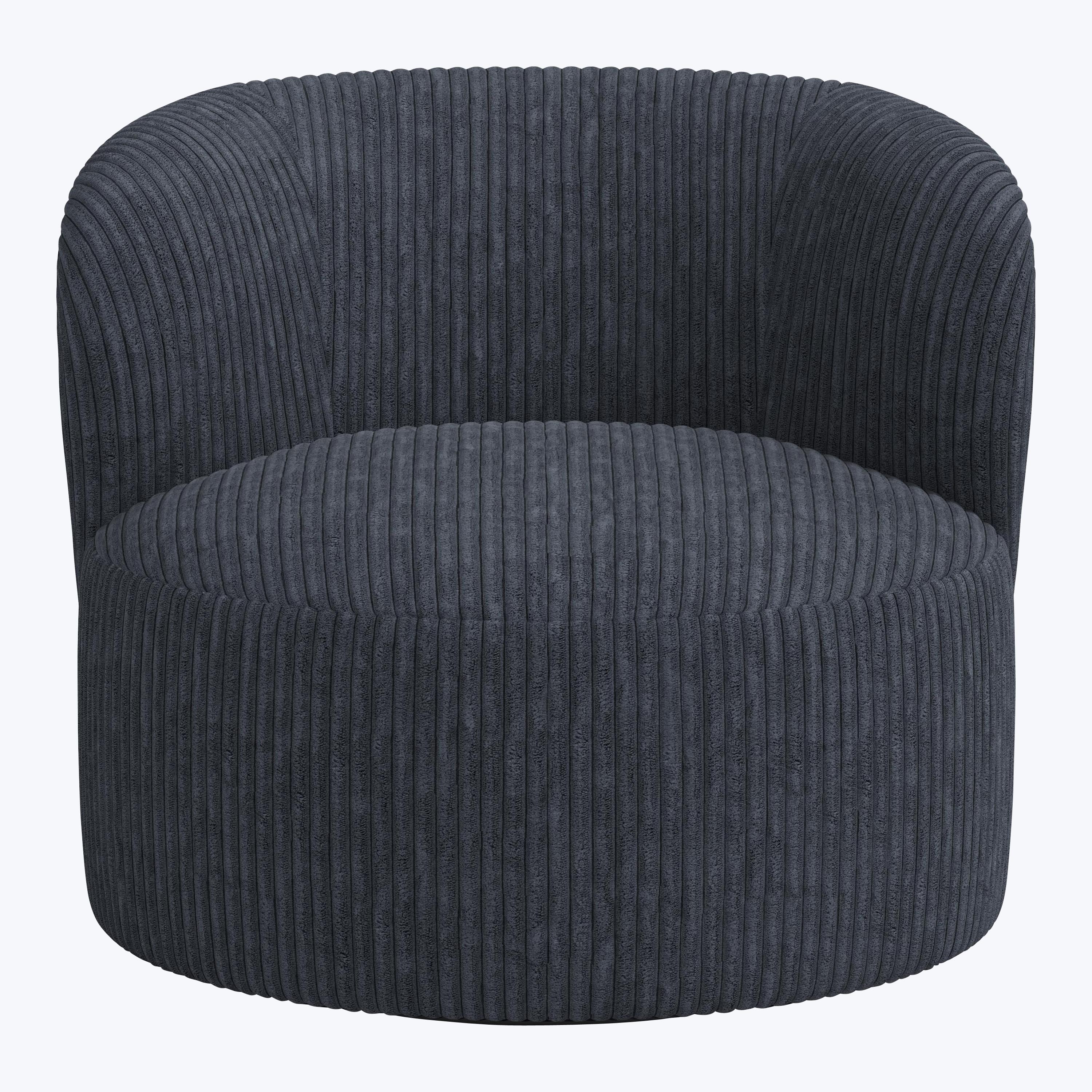 Miro Swivel Chair Corded Navy