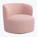 Miro Swivel Chair Linen Blush