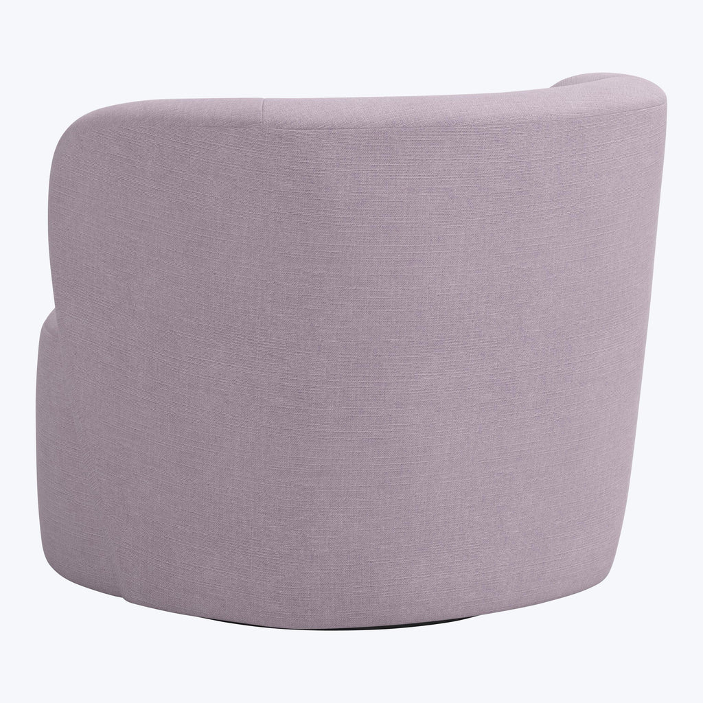 Miro Swivel Chair Linen Lilac