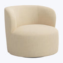 Miro Swivel Chair Linen Natural