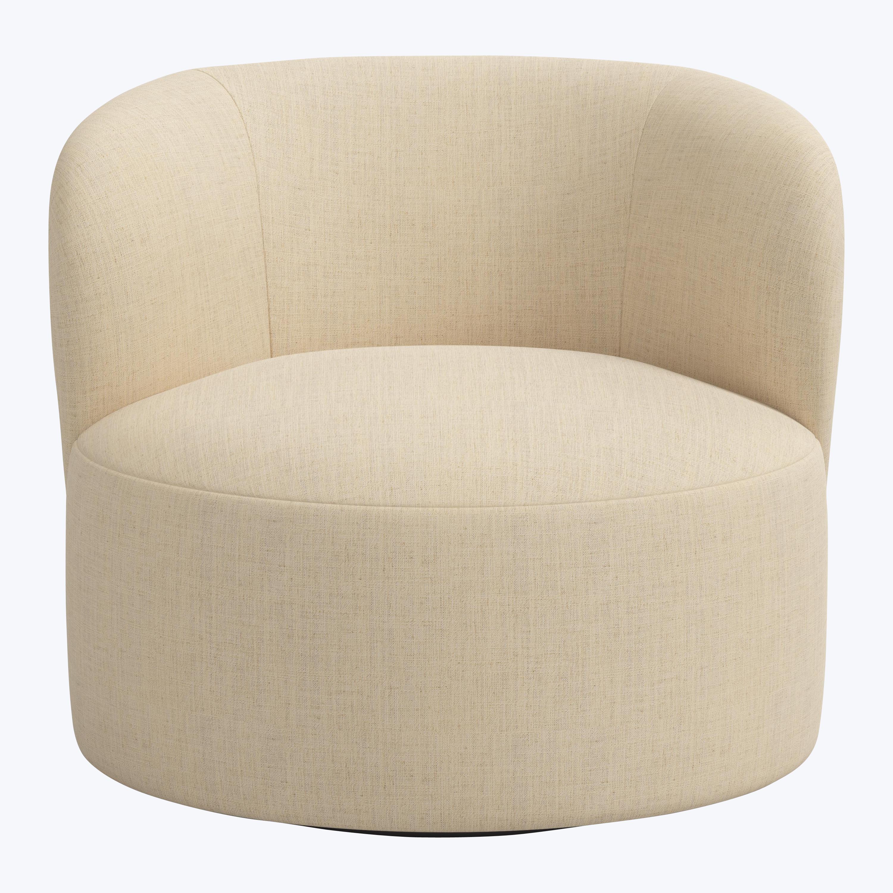 Miro Swivel Chair Linen Natural