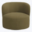 Miro Swivel Chair Linen Olive