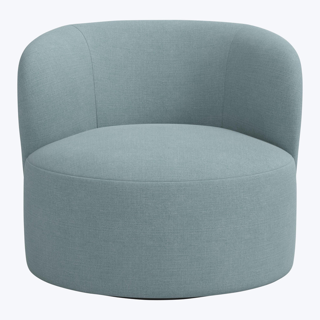 Miro Swivel Chair Linen Seaglass