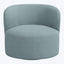 Miro Swivel Chair Linen Seaglass