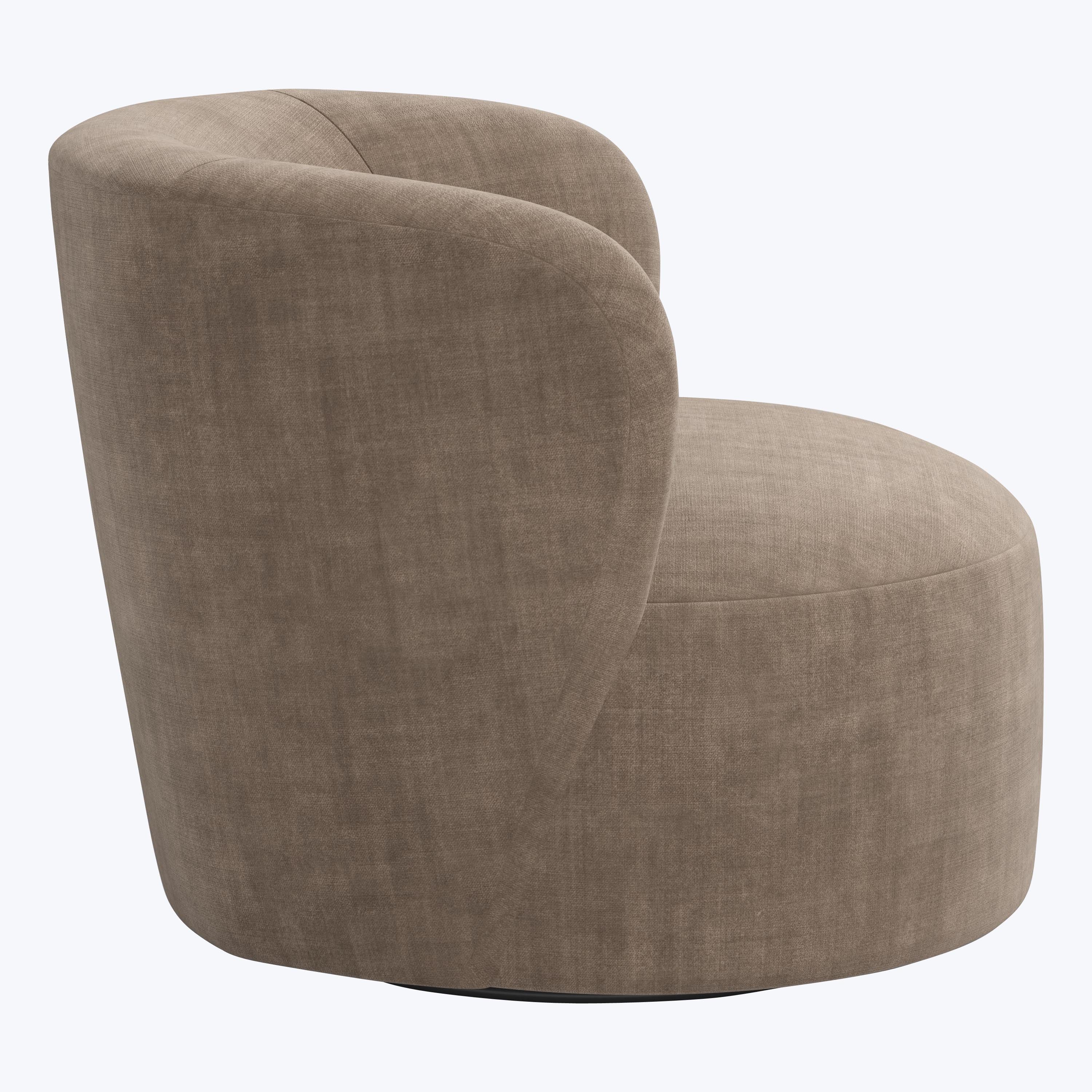 Miro Swivel Chair Antique Velvet Dune