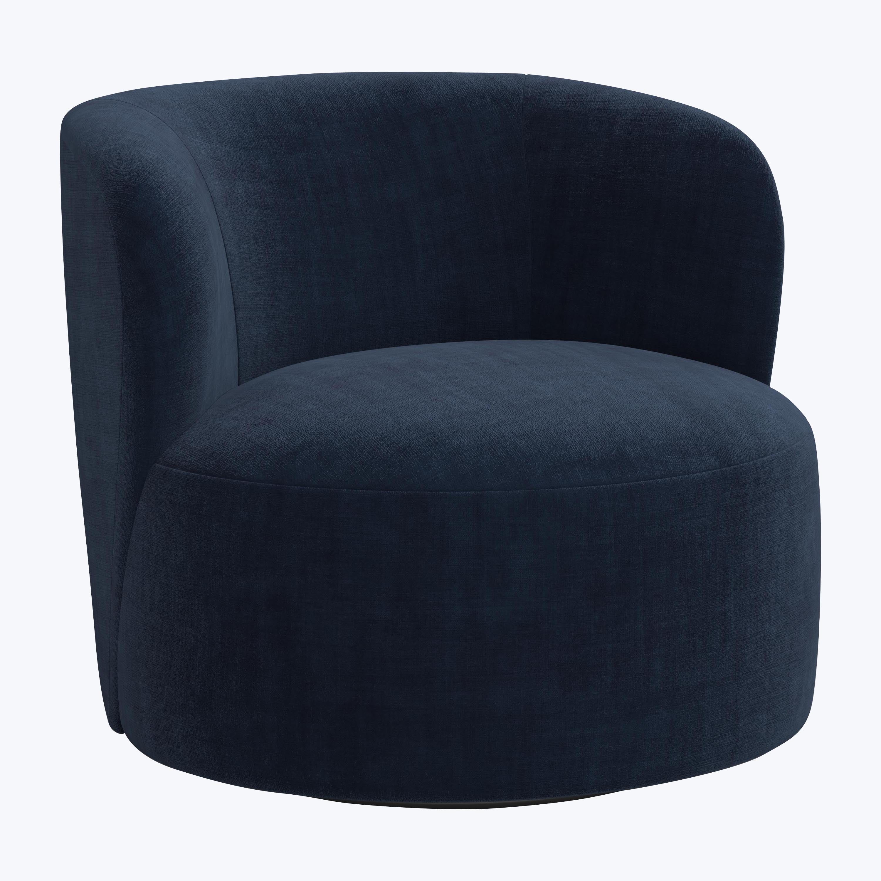 Miro Swivel Chair Antique Velvet Midnight