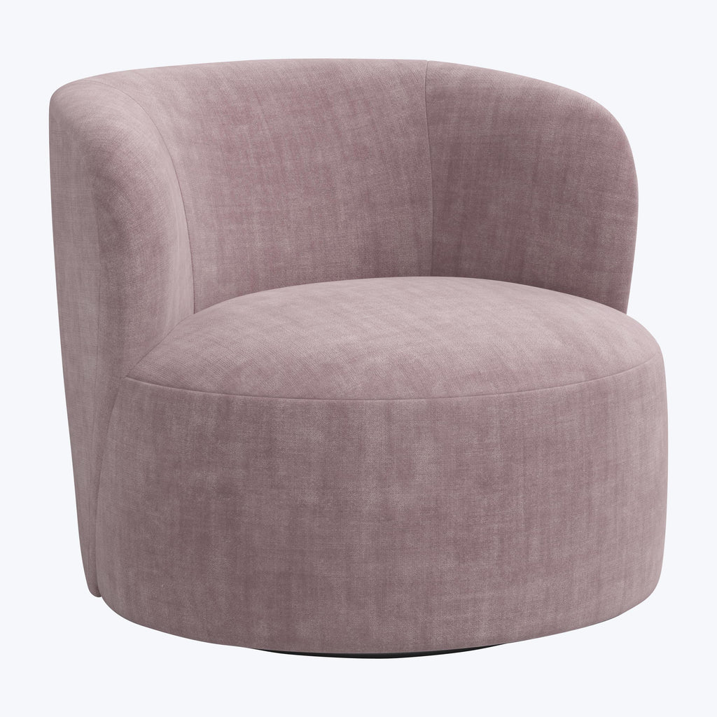 Miro Swivel Chair Antique Velvet Amethyst