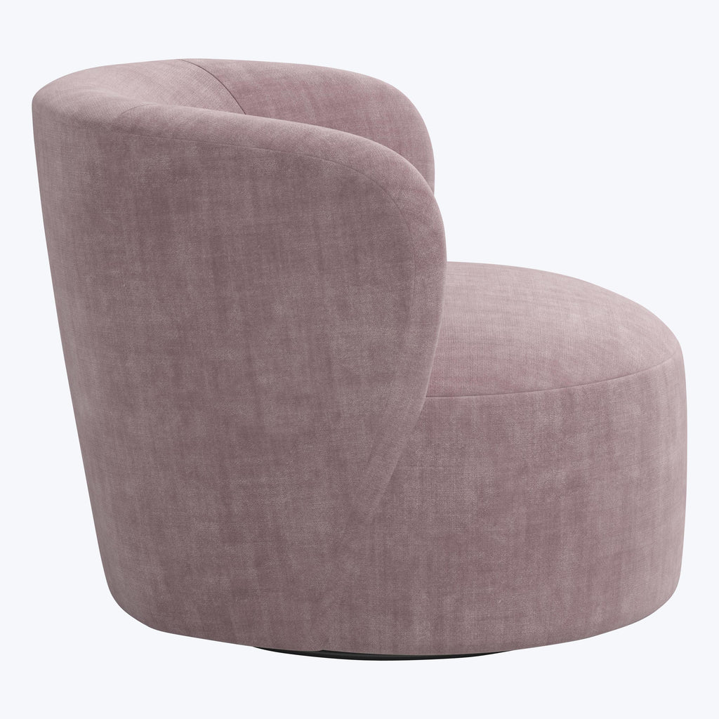 Miro Swivel Chair Antique Velvet Amethyst