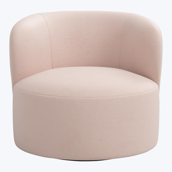 Miro Swivel Chair Velvet Blush