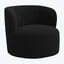 Miro Swivel Chair Zuma Linen Black