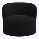 Miro Swivel Chair Zuma Linen Black