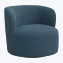 Miro Swivel Chair Zuma Linen Navy