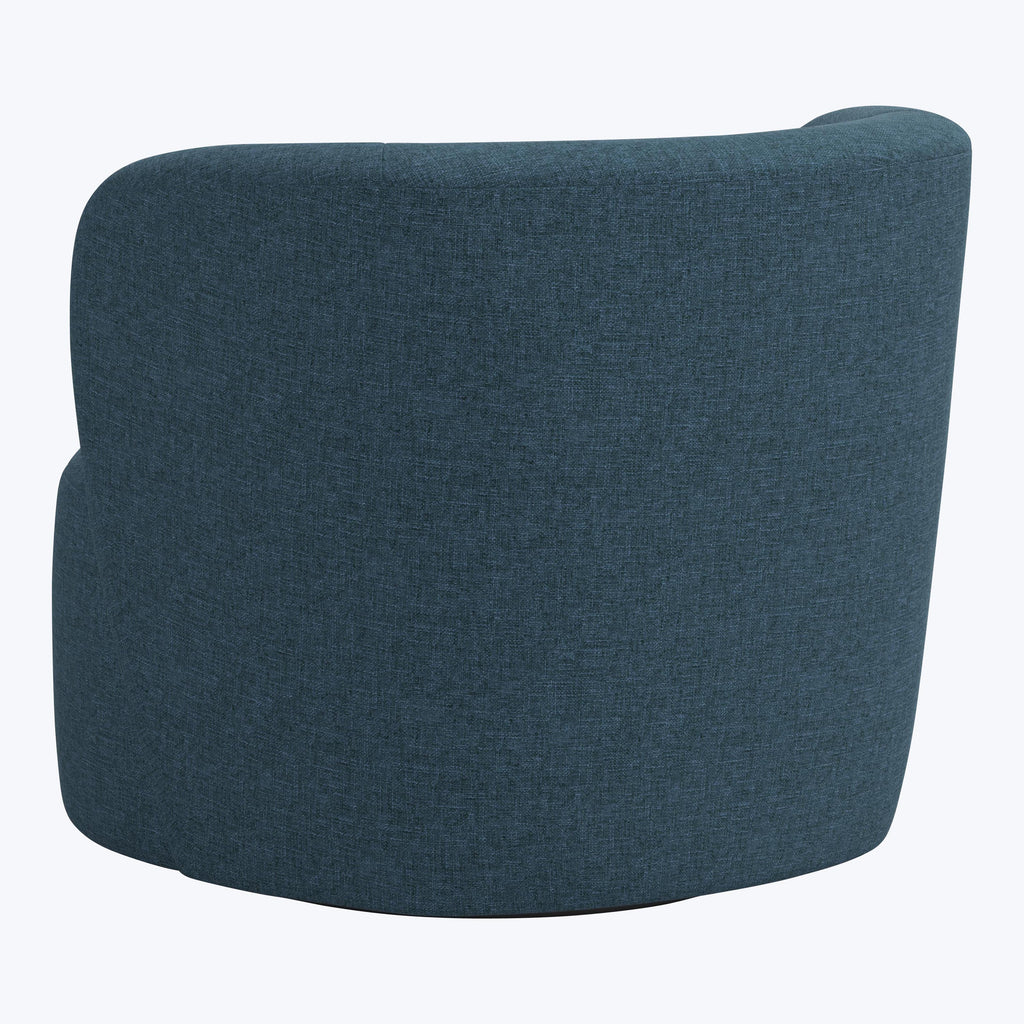 Miro Swivel Chair Zuma Linen Navy