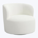 Miro Swivel Chair Zuma Linen White