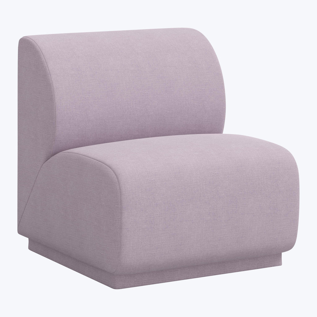 Jeanie Linen Chair Linen Lilac