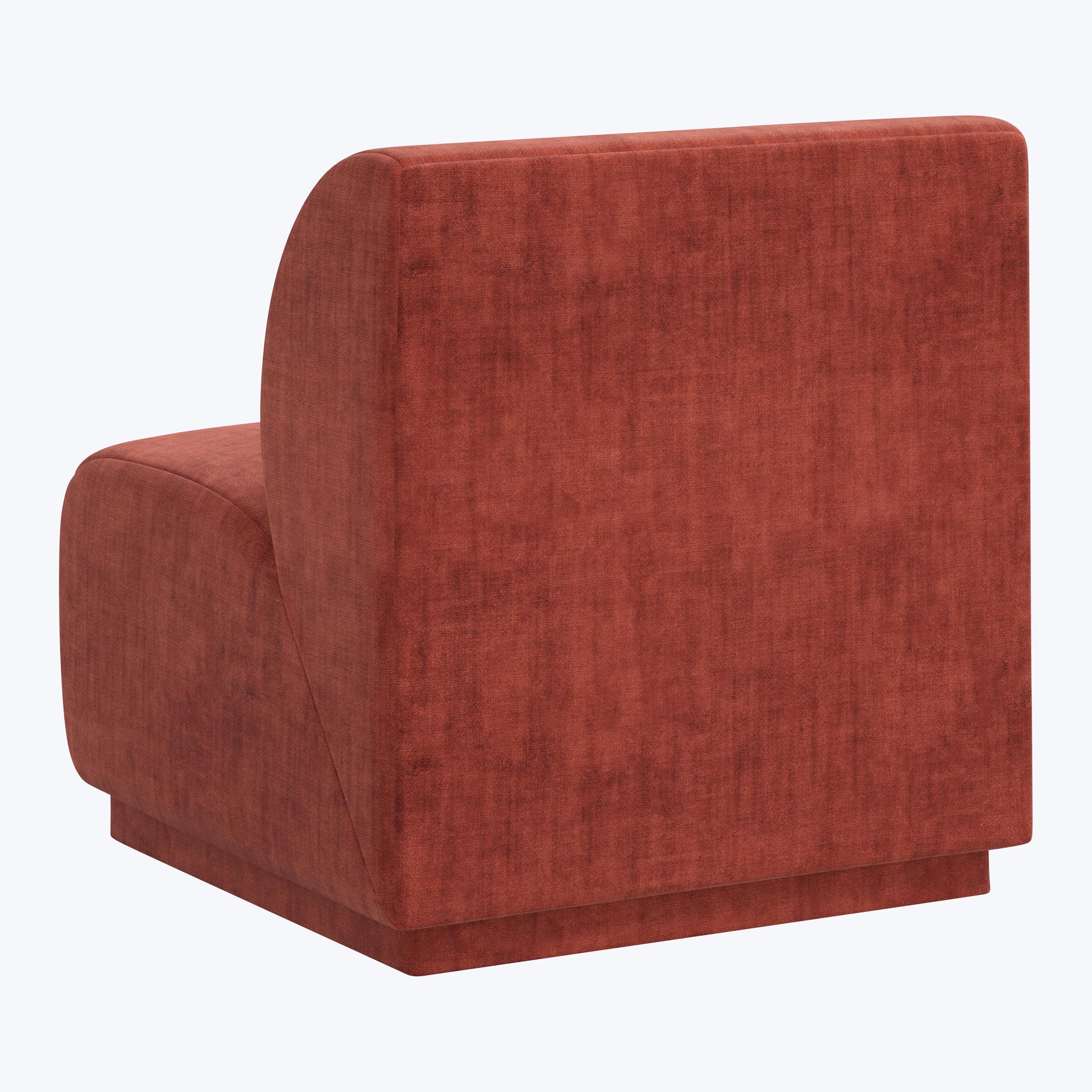 Jeanie Linen Chair Antique Velvet Paprika