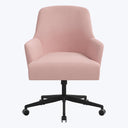 Cord Office Chair Linen Blush