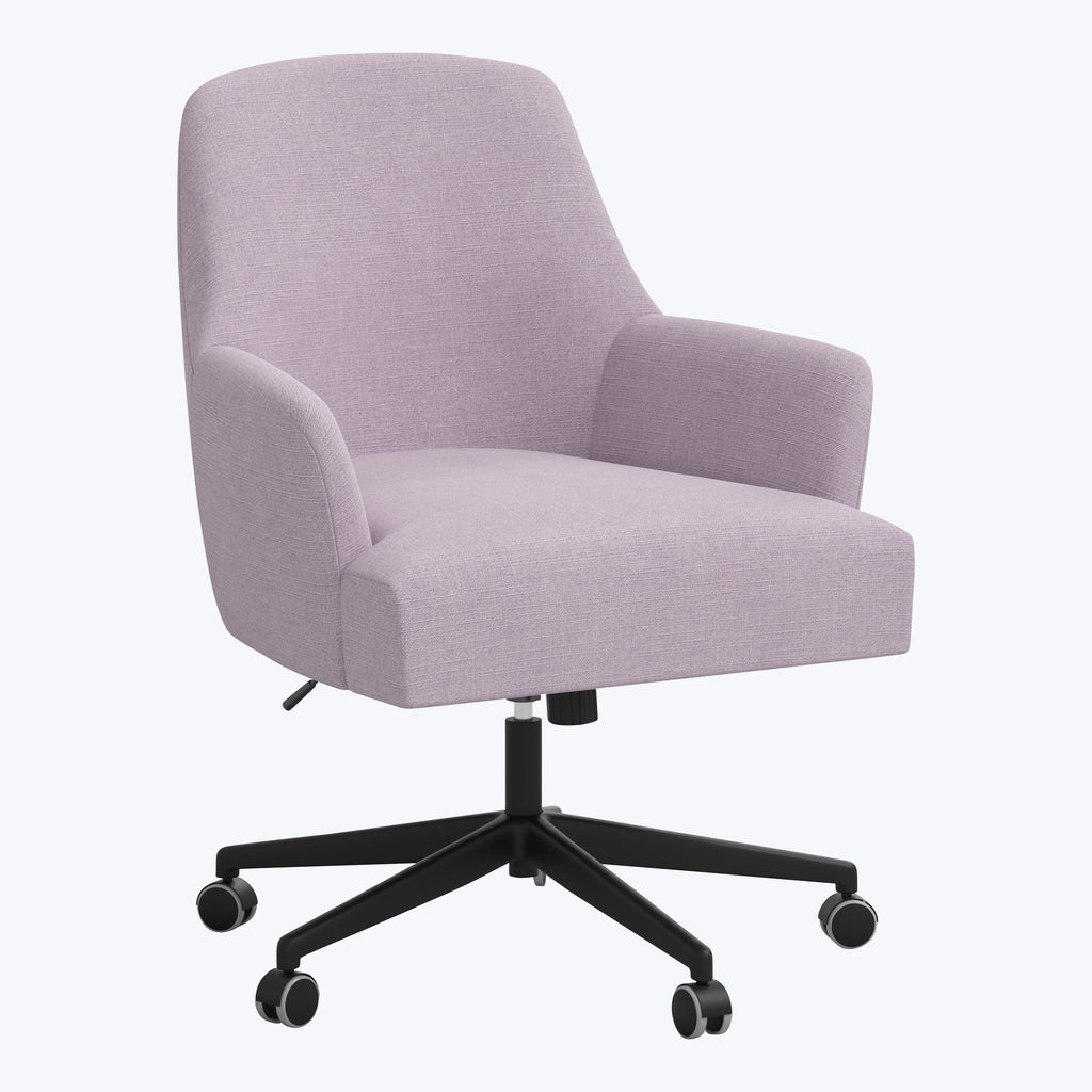 Cord Office Chair Linen Lilac