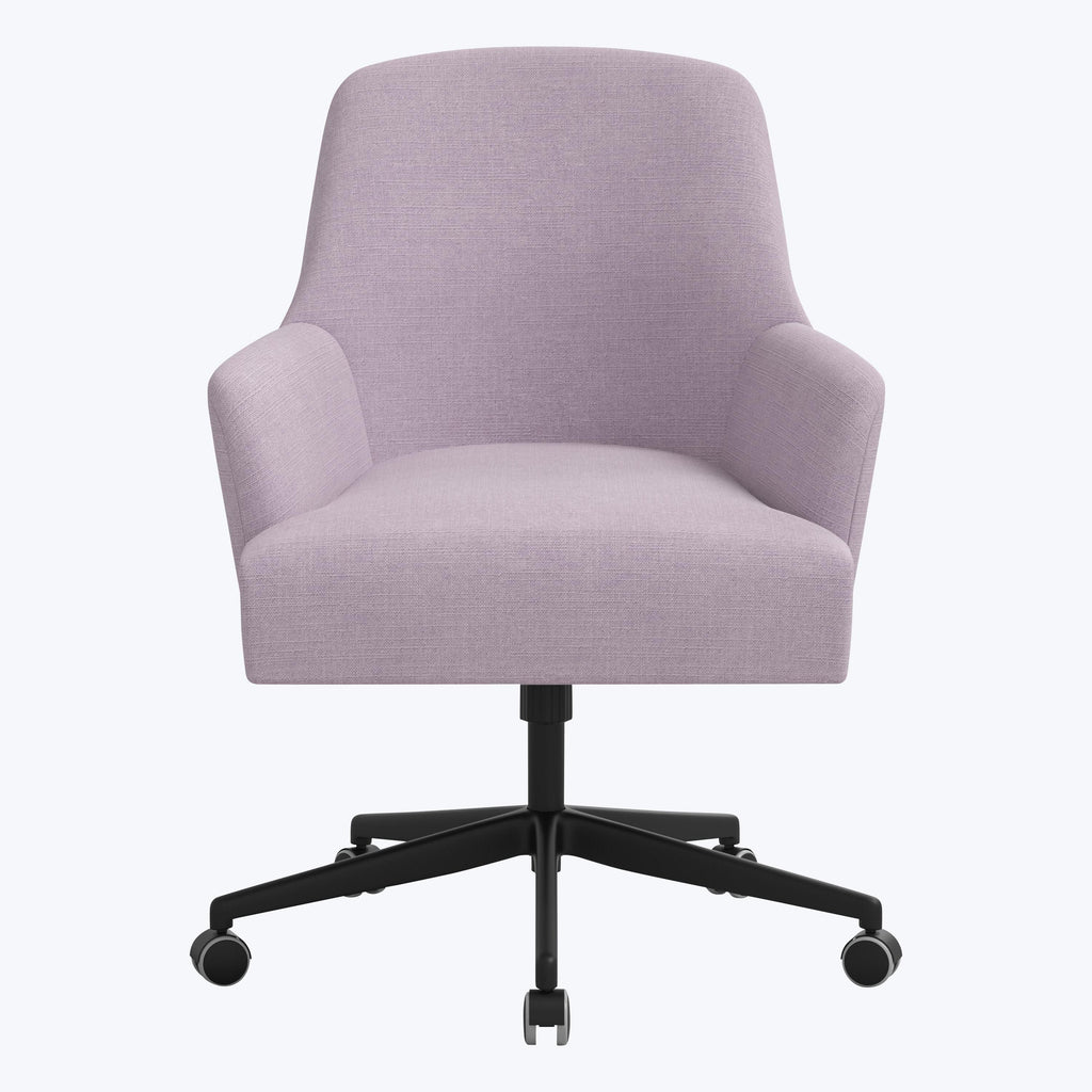 Cord Office Chair Linen Lilac