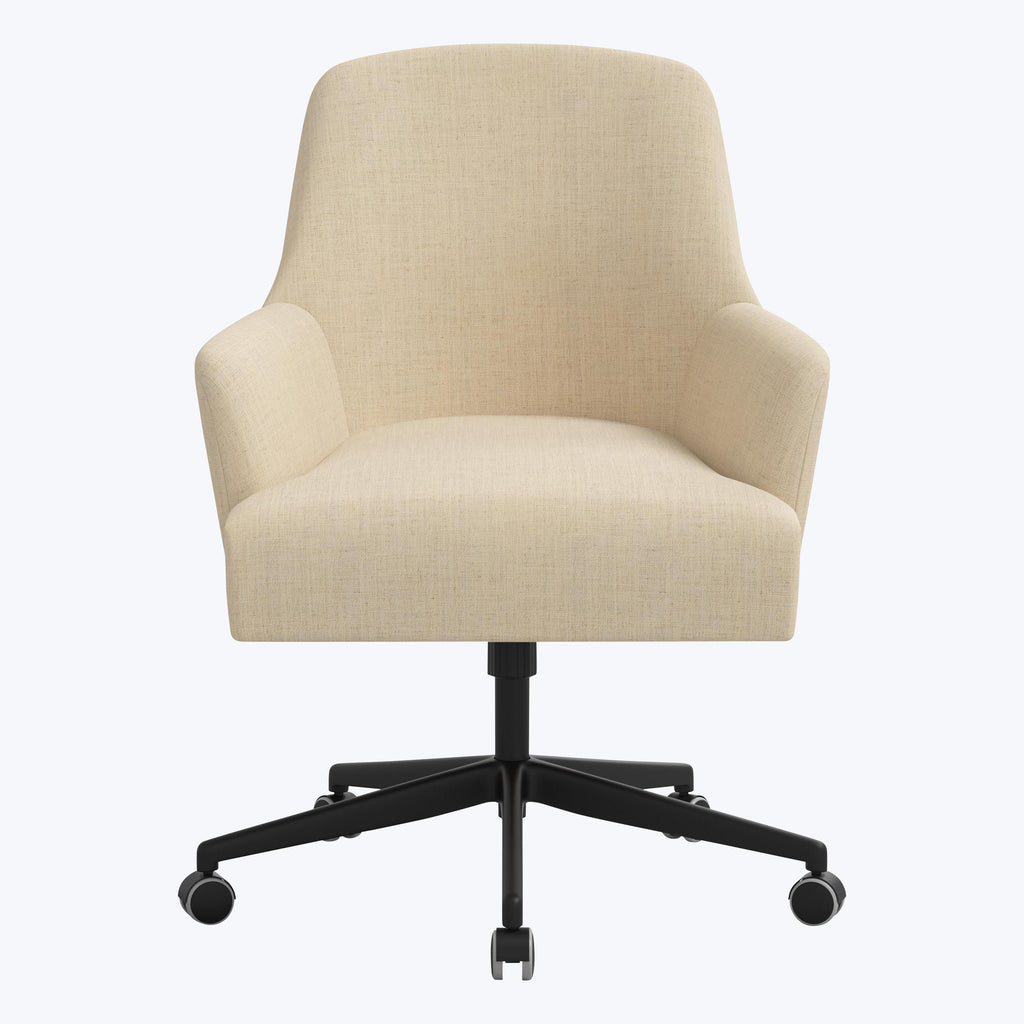 Cord Office Chair Linen Natural