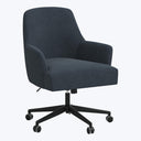 Cord Office Chair Linen Navy