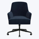 Cord Office Chair Antique Velvet Midnight