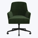 Cord Office Chair Antique Velvet Forest