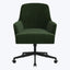 Cord Office Chair Antique Velvet Forest