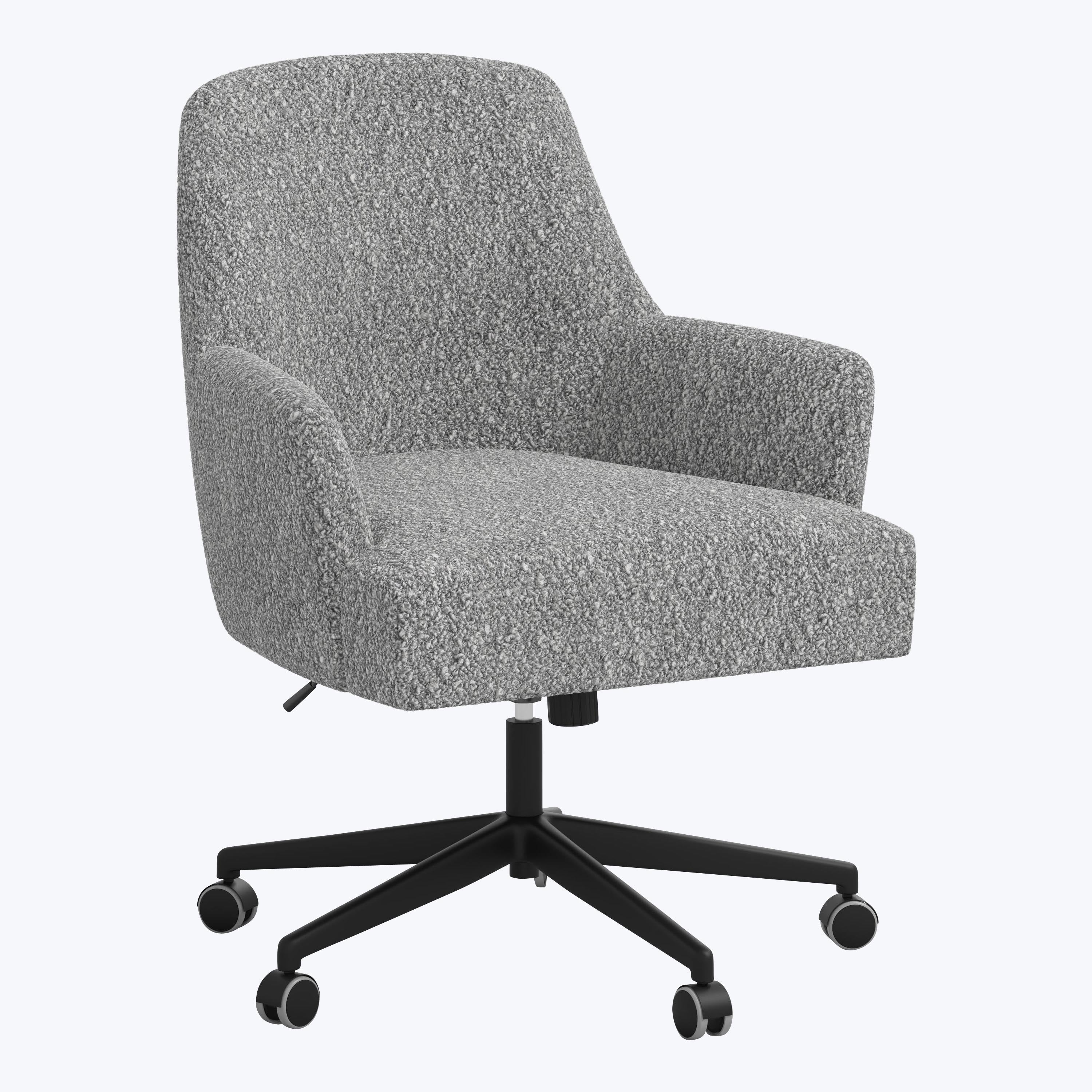 Cord Office Chair Boucle Grey