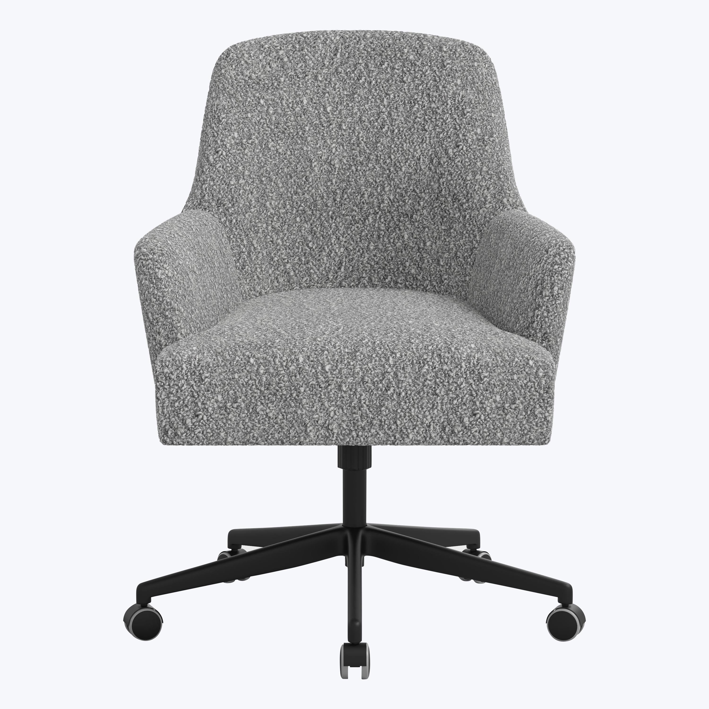 Cord Office Chair Boucle Grey