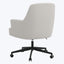 Cord Office Chair Velvet Light Grey