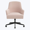 Cord Office Chair Velvet Blush