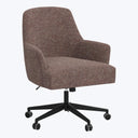 Cord Office Chair Boucle Merlot